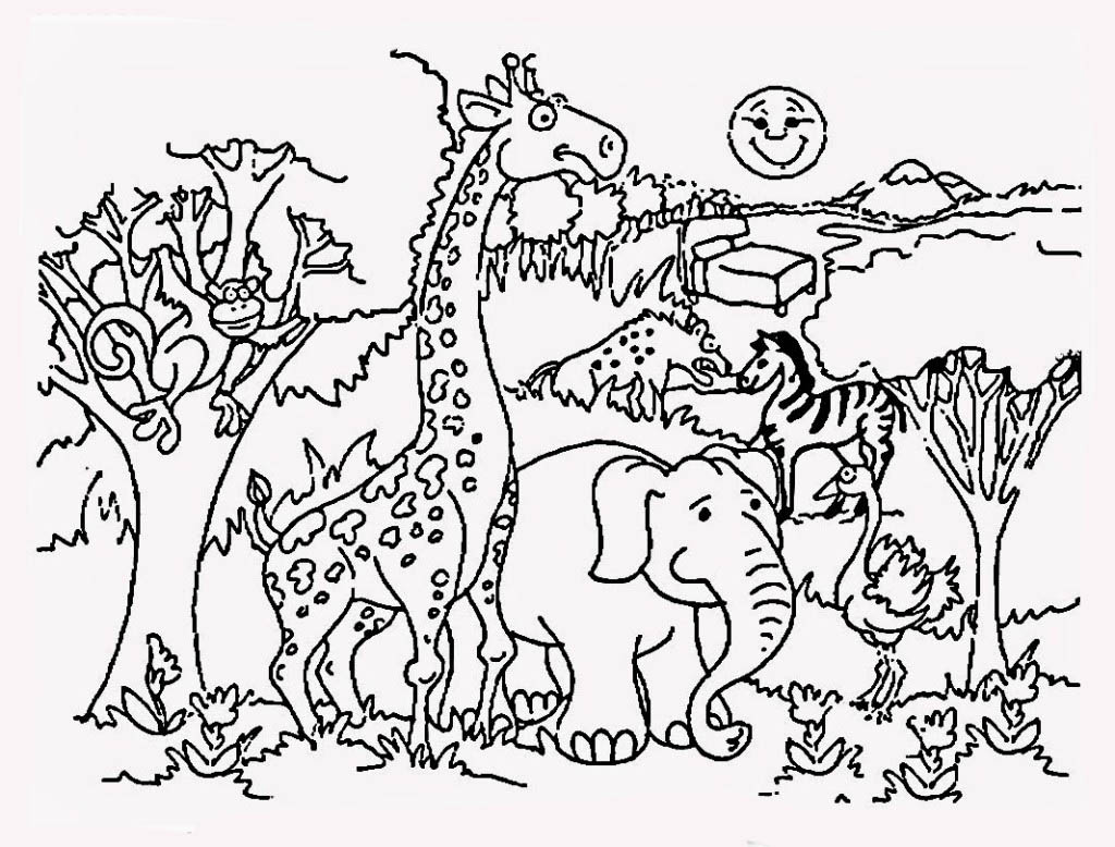 zoo animal masks coloring pages - photo #21