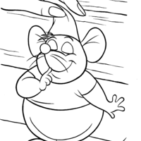 Desenho de Ratinho Octávio para colorir