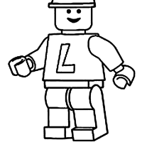 Desenho de Lego brinquedo para colorir