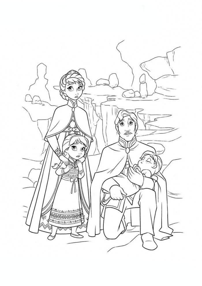 baby elsa coloring pages - photo #12