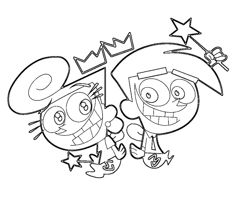 fairly odd parents trudy coloring pages - photo #2