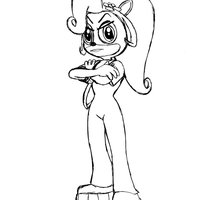 Desenho de Coco Bandicoot para colorir