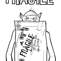 Desenho de Fragile de Boxtrolls para colorir