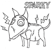 Desenho de Sparky para colorir