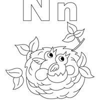 Desenho de Passarinhos no ninho esperando mamãe para colorir