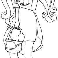 Desenho de Ginger Breadhouse de Ever After High para colorir