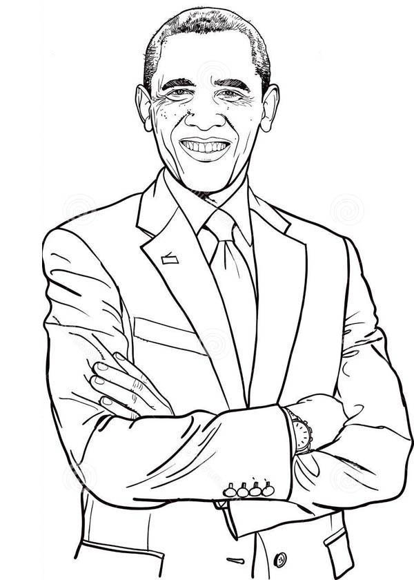 obama coloring pages - photo #13
