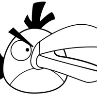 Desenho de Hal do Angry Birds para colorir