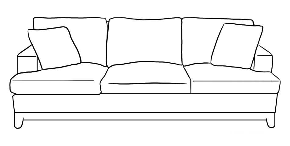 coloring pages couch - photo #32