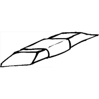 Desenho de Borracha de caneta para colorir