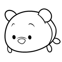 Desenho de Tsum Tsum Winnie The Pooh para colorir