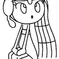 Desenho de Meloetta personagem de Pokemon para colorir