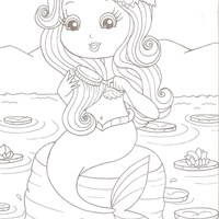 Iara Lenda Tudodesenhos Sketch Coloring Page