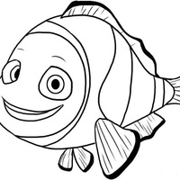 Desenho de Marlin para colorir