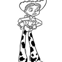 Desenho de Jessie de Toy Story para colorir
