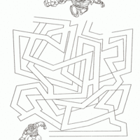 Desenho de Jogos de labirinto - Iron Man para colorir