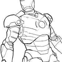 Desenho de O Homem de Aço para colorir