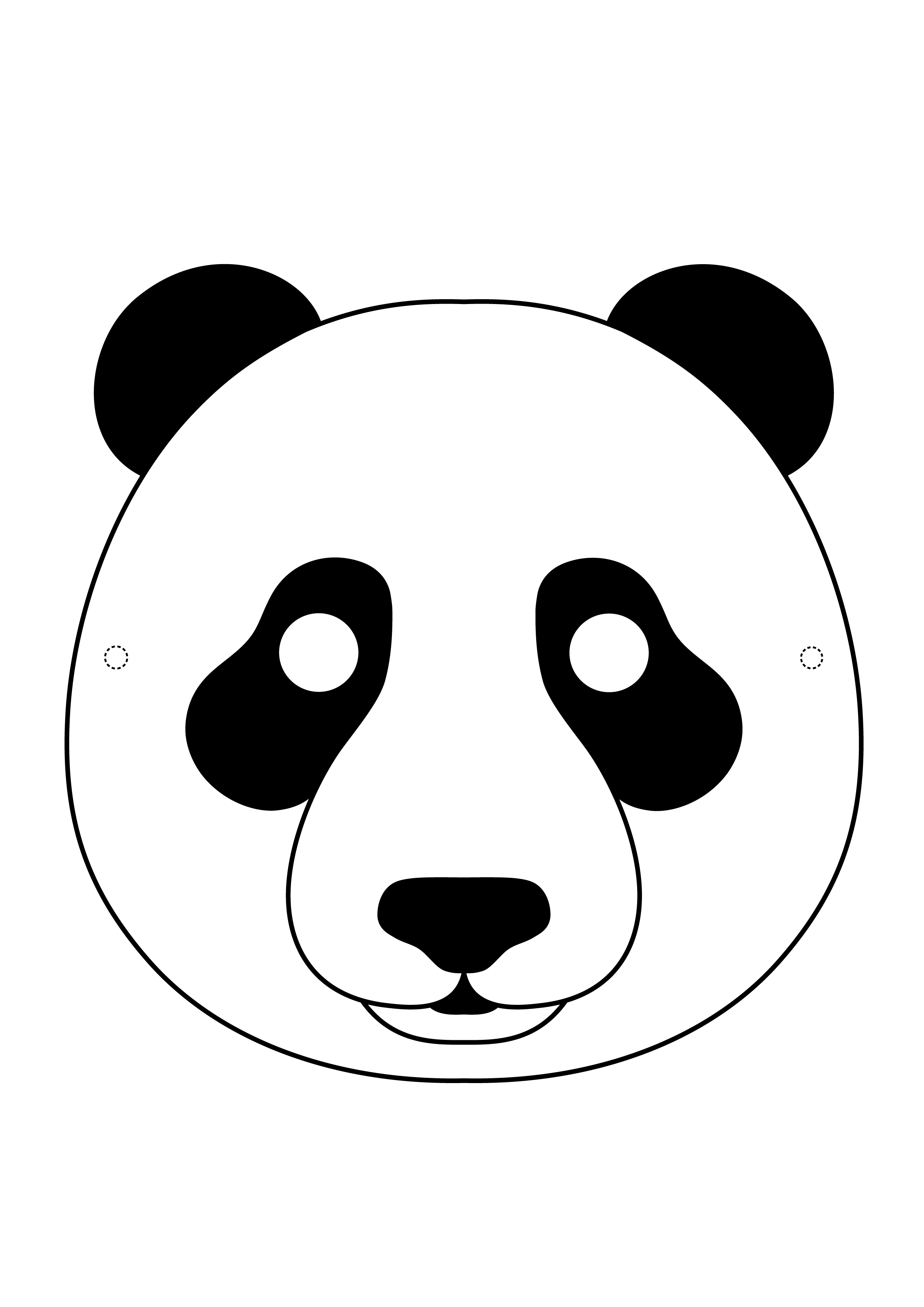 Desenhos de Pandas para imprimir e colorir