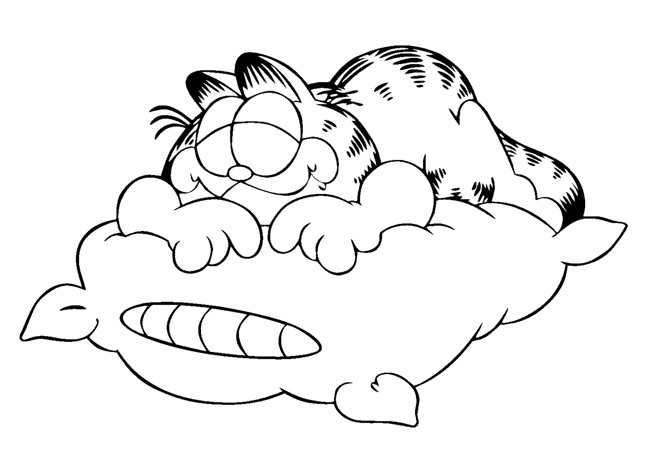 garfield i love you coloring pages - photo #23