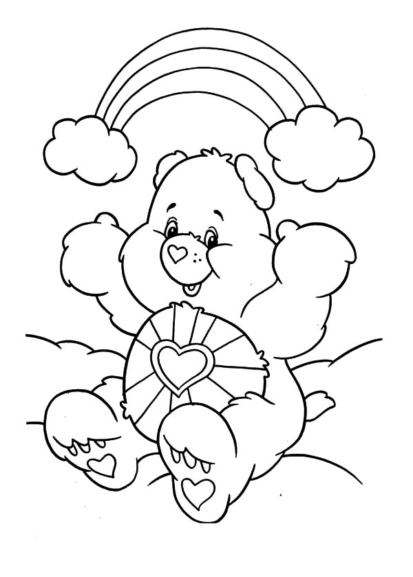 rainbow care bear coloring pages - photo #29