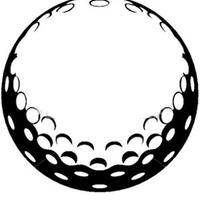 Desenho de Bola de golfe para colorir