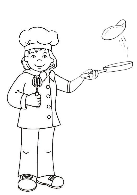 pancake day coloring pages and activity sheets - photo #45