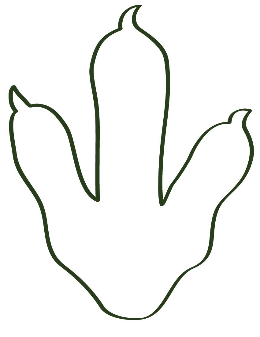 clipart dinosaur footprint - photo #33