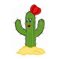 Desenhos de Cactus para colorir