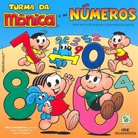 Desenhos de Números Turma da Monica para colorir