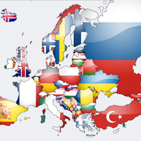 Desenhos de Bandeiras da Europa para colorir