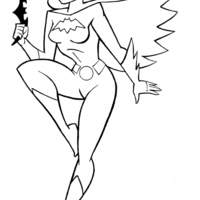 Desenho de Batman e o bumerangue morcego para colorir