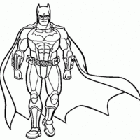 Desenho de Batman dos comics Marvel para colorir
