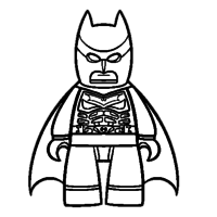 Desenho de Batman Lego para colorir
