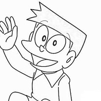 Desenho de Suneo Honekawa para colorir