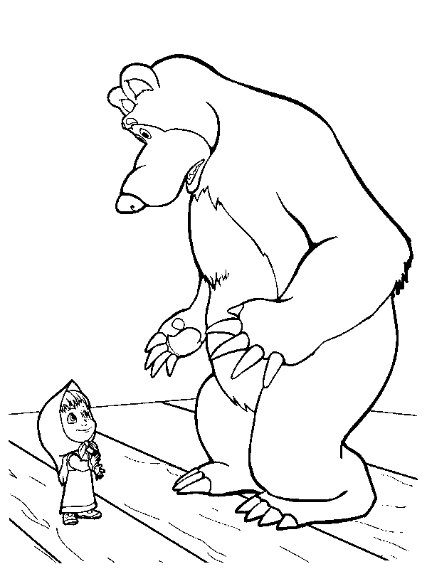 A amizade de masha e o urso