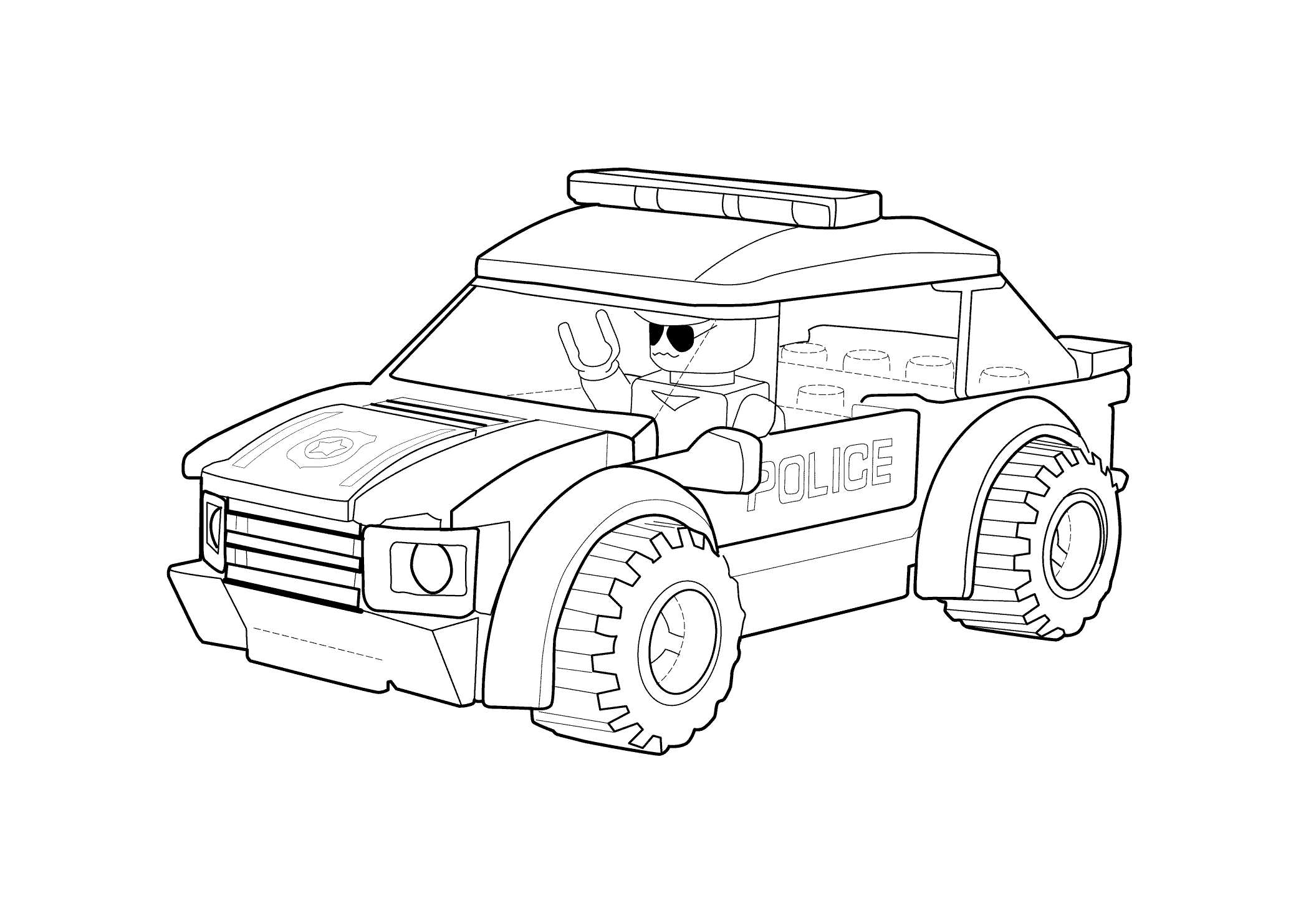 Desenho de Carro de corrida para colorir - Tudodesenhos