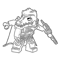 Desenho de Lego Chima para colorir