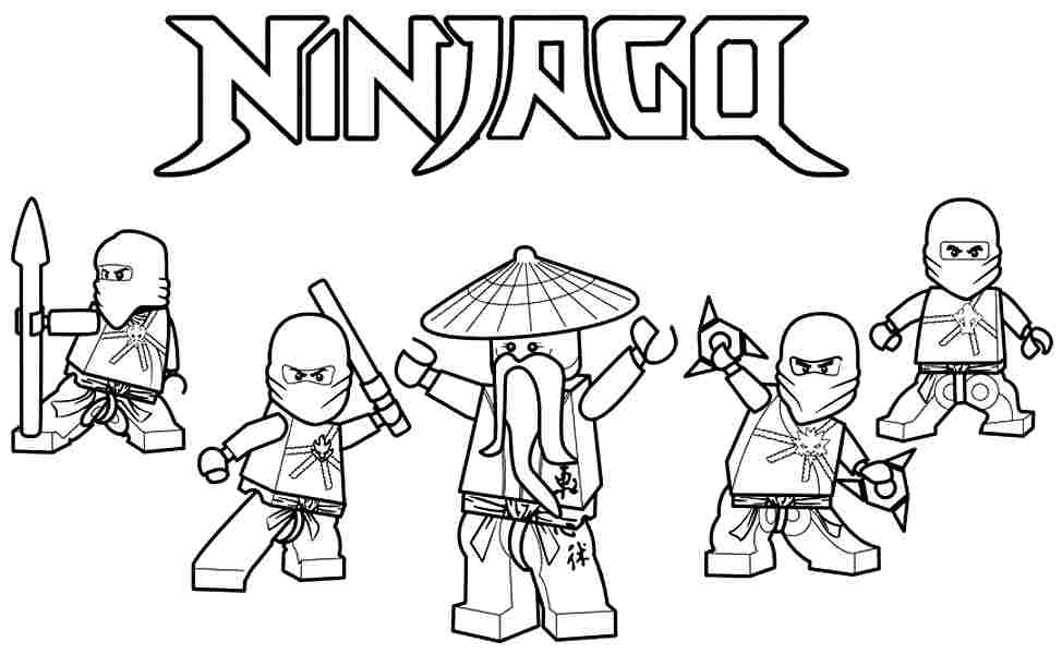 Ninjago para Colorir e Pintar - Como Desenhar Bem Feito