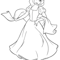 Desenho de Historinha da Branca de Neve para colorir