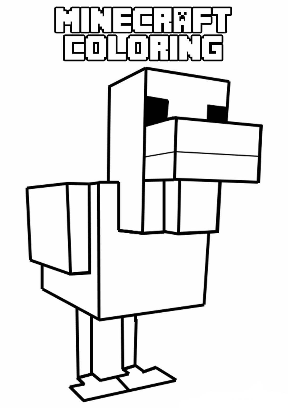 Problems e Melzinha desenho do Minecraft para desenhar e pintar 