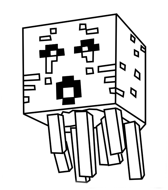 Desenho de Personagens de Minecraft para colorir - Tudodesenhos