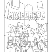 Desenho de Creeper Minecraft para colorir - Tudodesenhos