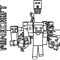 Desenho de Enderman Minecraft para colorir - Tudodesenhos