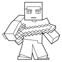 Minecraft Steve para Colorir 16.jpg1