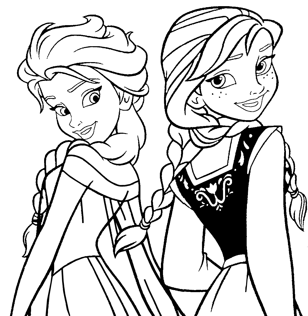 Desenhos simples para crianças para colorir de frozen:-o-reino-do-gelo -  Frozen: O Reino do Gelo - Just Color Crianças : Páginas para colorir para  crianças