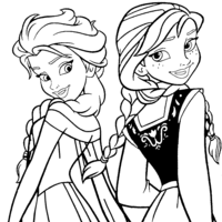 Desenho de Frozen - O Reino do Gelo para colorir