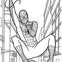 Desenho de Homem Aranha filme para colorir