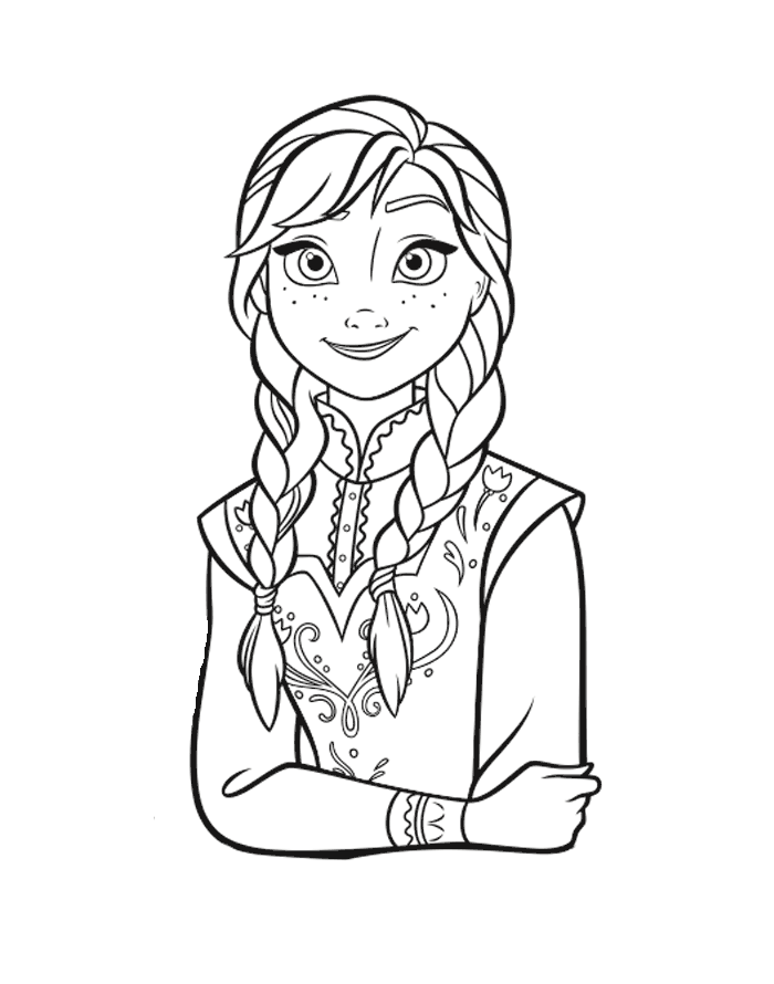 Desenhos de Elsa Frozen para colorir