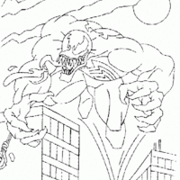 Desenho de Inimigo do Spiderman para colorir