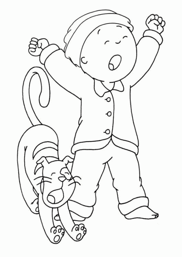 Desenho De Caillou E Gilbert Para Colorir Tudodesenhos Porn Sex Picture